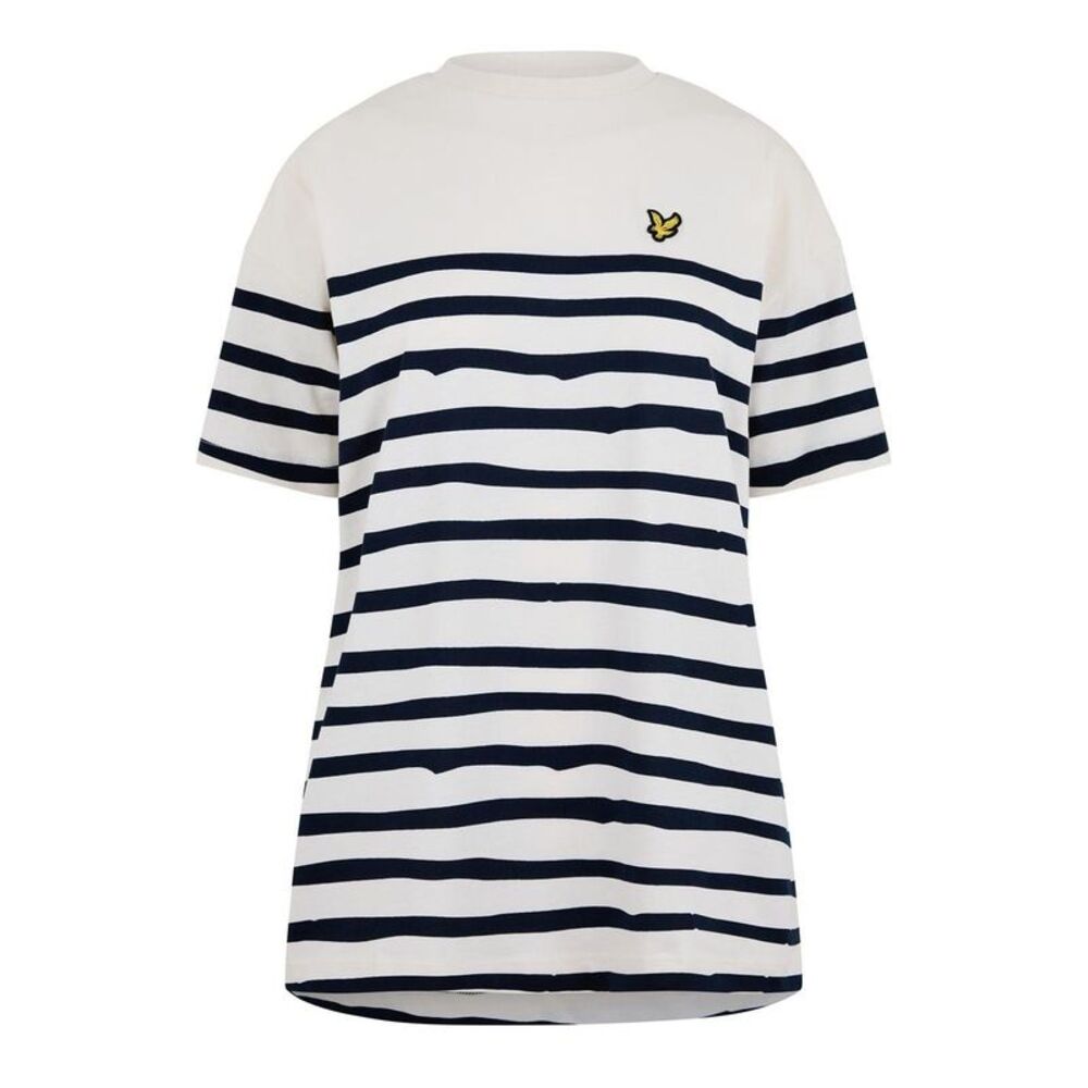 Lyle & Scott Womens/Ladies Breton Cotton T-Shirt / White